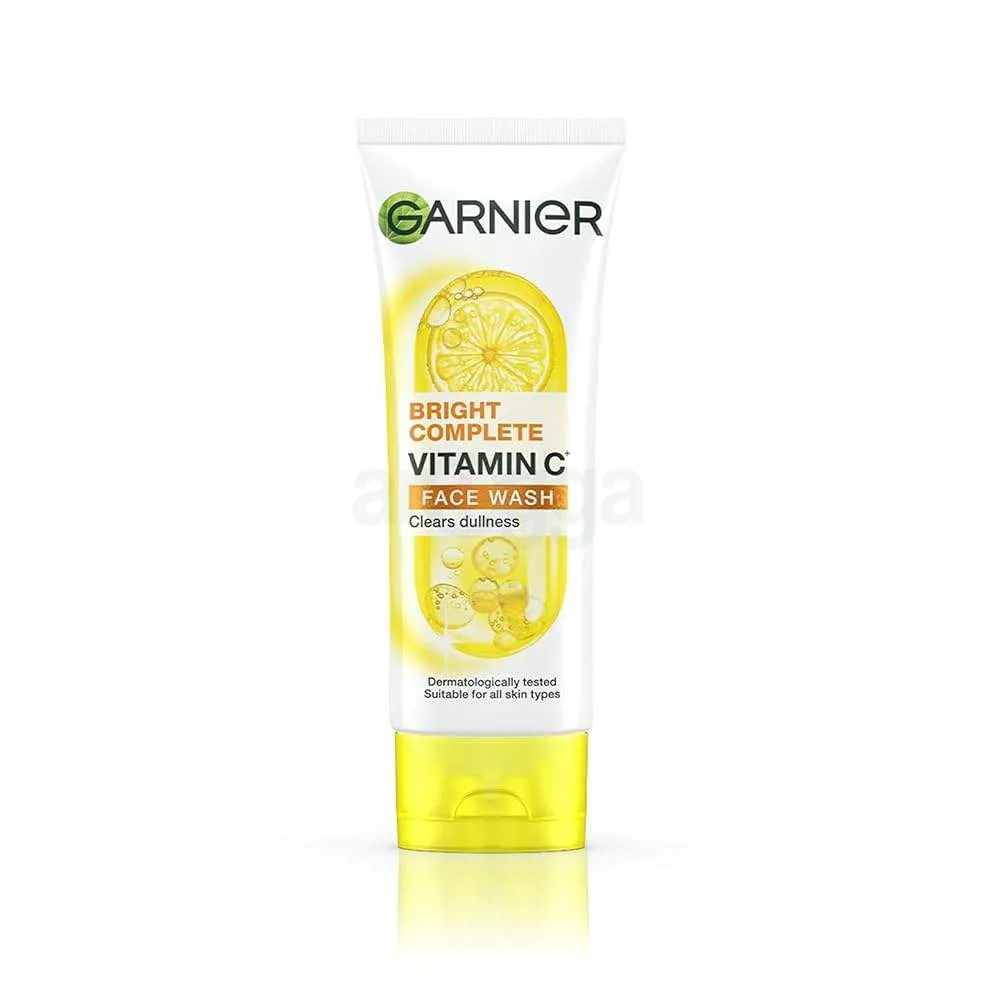 Garnier Bright Complete Vitamin C Face wash for Clears Dullness 100ml