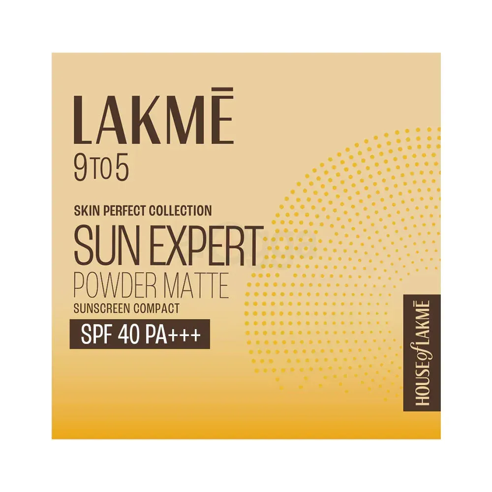 Lakmé 9 to 5 Sun Expert Powder Matte SPF40 PA+++ Compact 7gm
