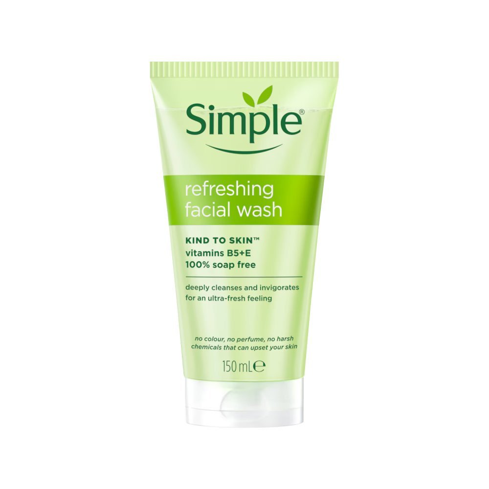 Simple Kind To Skin Refreshing Facial Wash Gel 150 ml