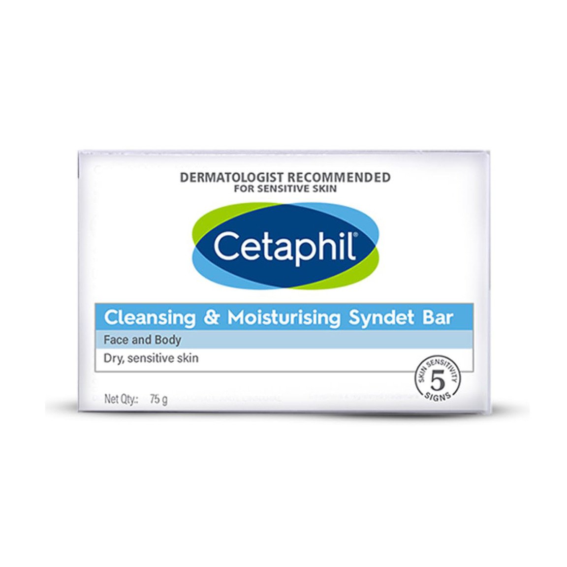Cetaphil Cleansing & Moisturising Syndet Bar 75gm