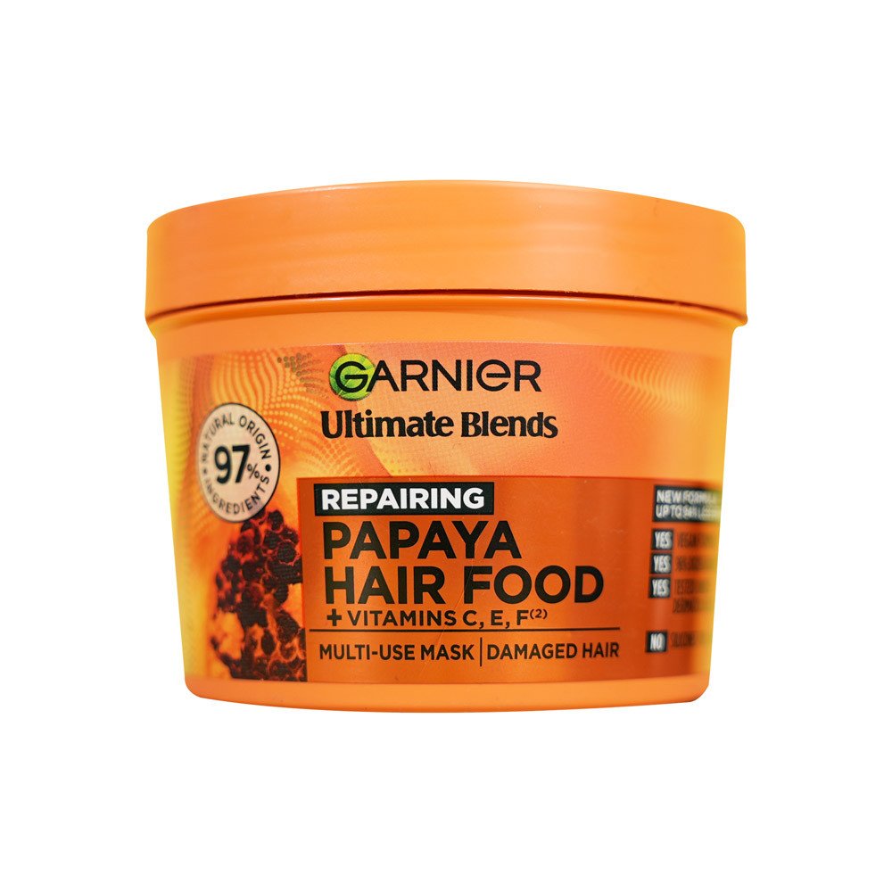 Garnier Ultimate Blends Hair Food Papaya 3-in-1 Damaged Hair Mask Treatment  390ml