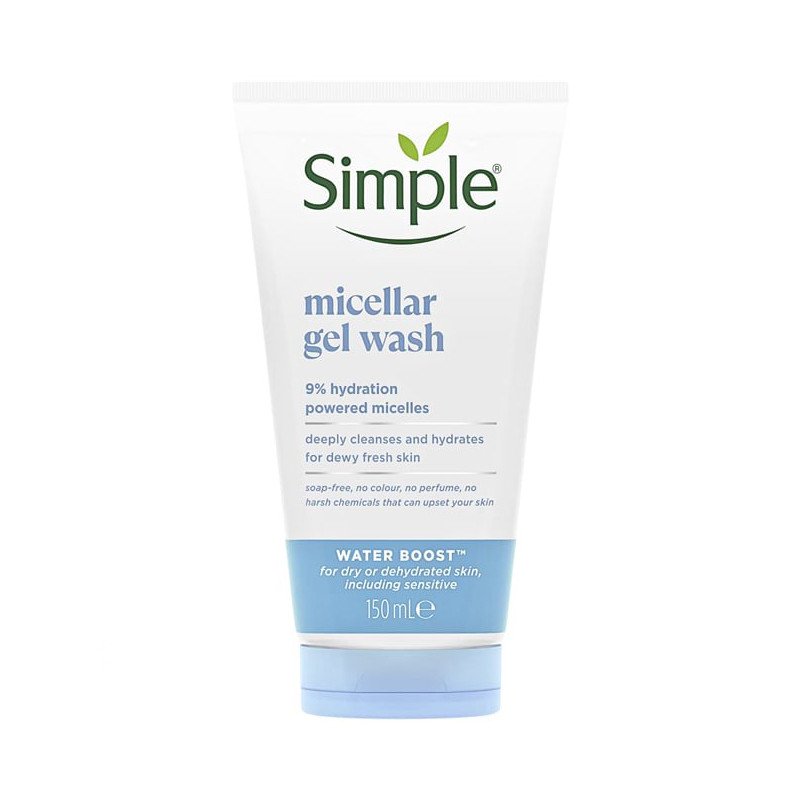 Simple Water Boost Micellar Facial Gel Wash 150ml