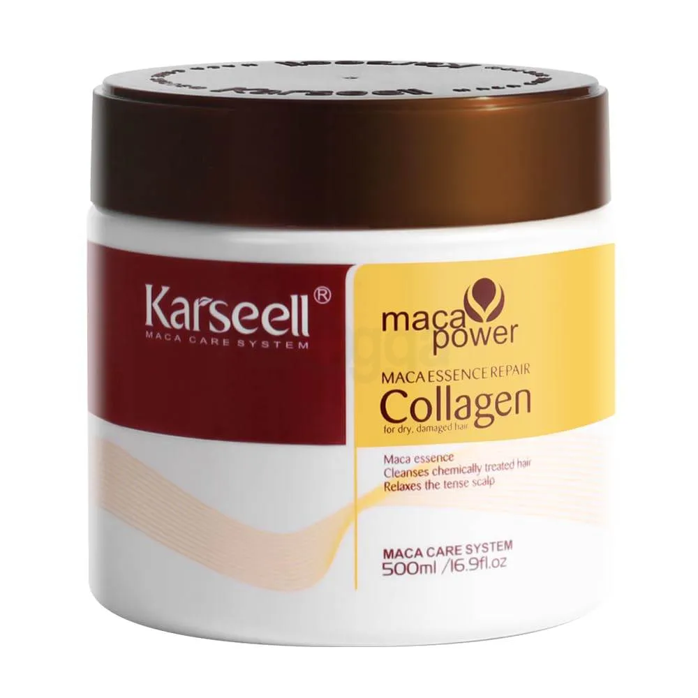 Karseell Collagen Hair Treatment Deep Repair Conditioning Argan Oil Hair Mask Essence for Dry & Damaged Hair 500ml